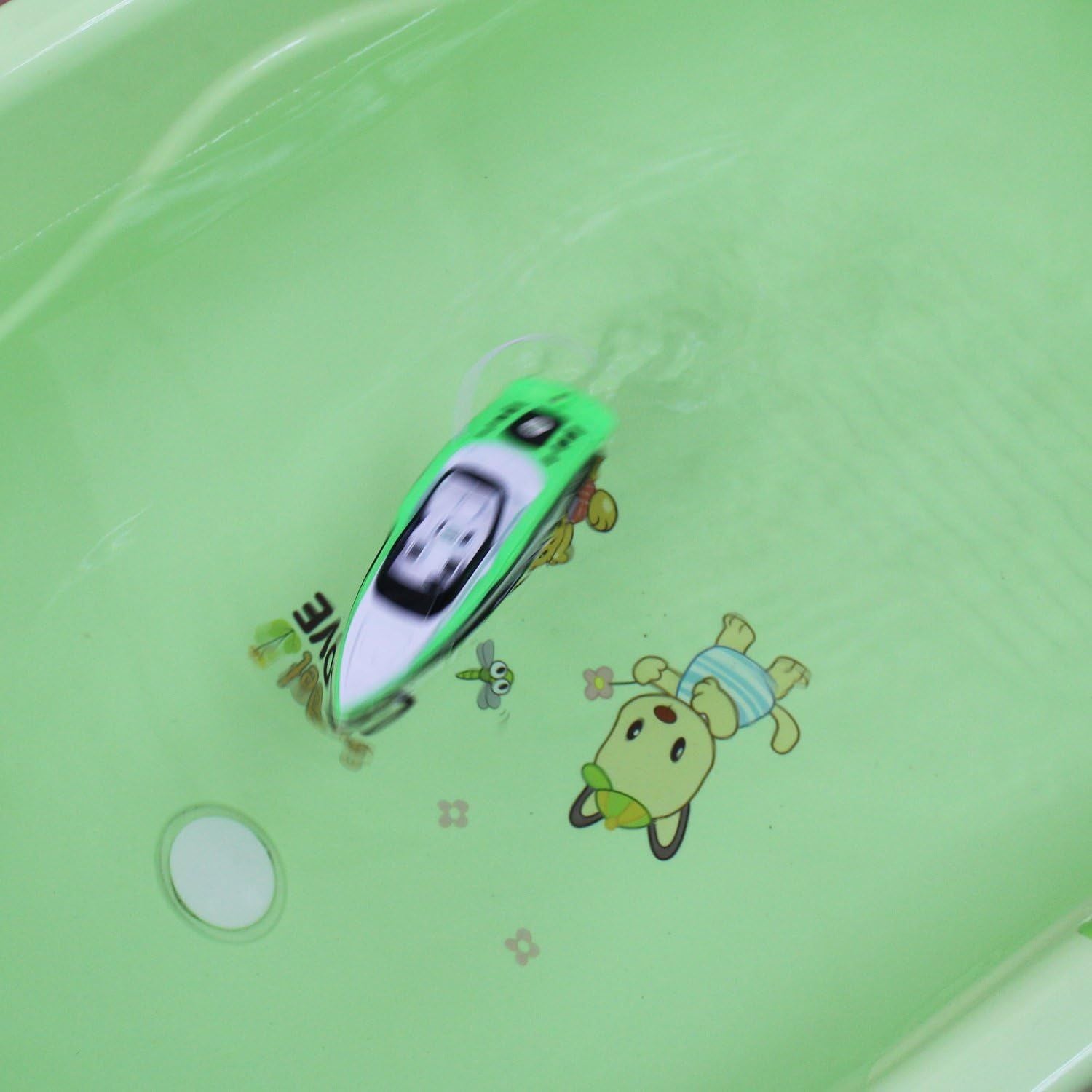 Mini RC Boat Ship Remote Control Speedboat Speed Racing Boat Water Toy Kids | قارب تحكم عن بعد صغير | زورق سباق سريع للأطفال – لعبة مائية ممتعة